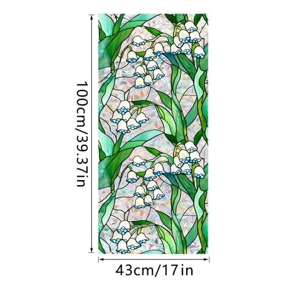 Colorful for Rainbow Static Glass Film - Removable Privacy Window Decor!