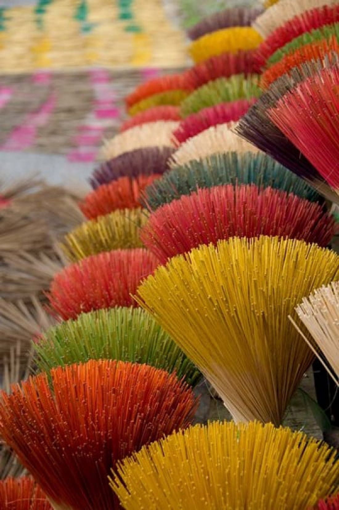 Colorful handmade incense sticks Da Nang Vietnam Canvas Art - Cindy Miller Hopkins DanitaDelimont (17 x 26)