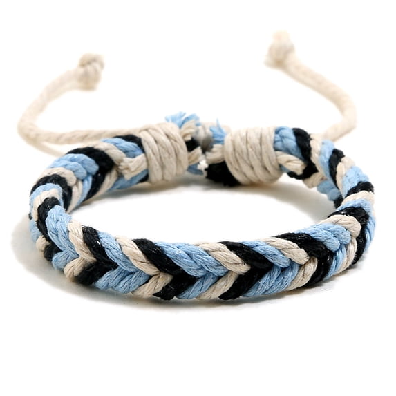 Colorful hemp rope couple bracelets, ethnic style hand-woven bracelets, simple student bracelets