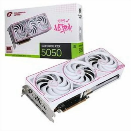Colorful iGame RTX 5050 Ultra W OC 8GB GDDR6 128 BIT Graphics Card