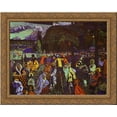 thumbnail image 1 of Colorful life 24x20 Gold Ornate Wood Framed Canvas Art by Wassily Kandinsky, 1 of 2