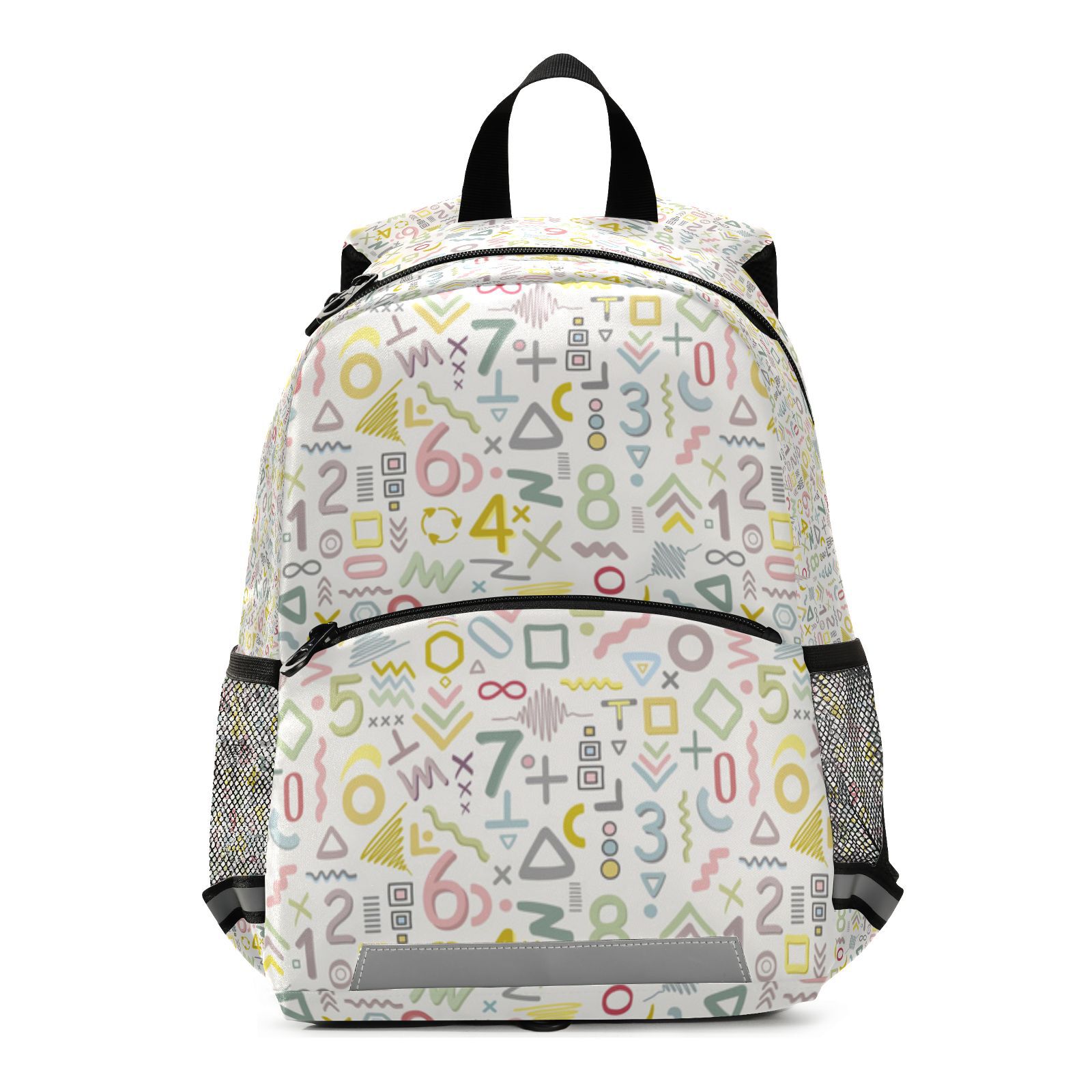 Backpack Cut Numbers Colorful number pattern design Backpacks for Backpack for Bookbag ...