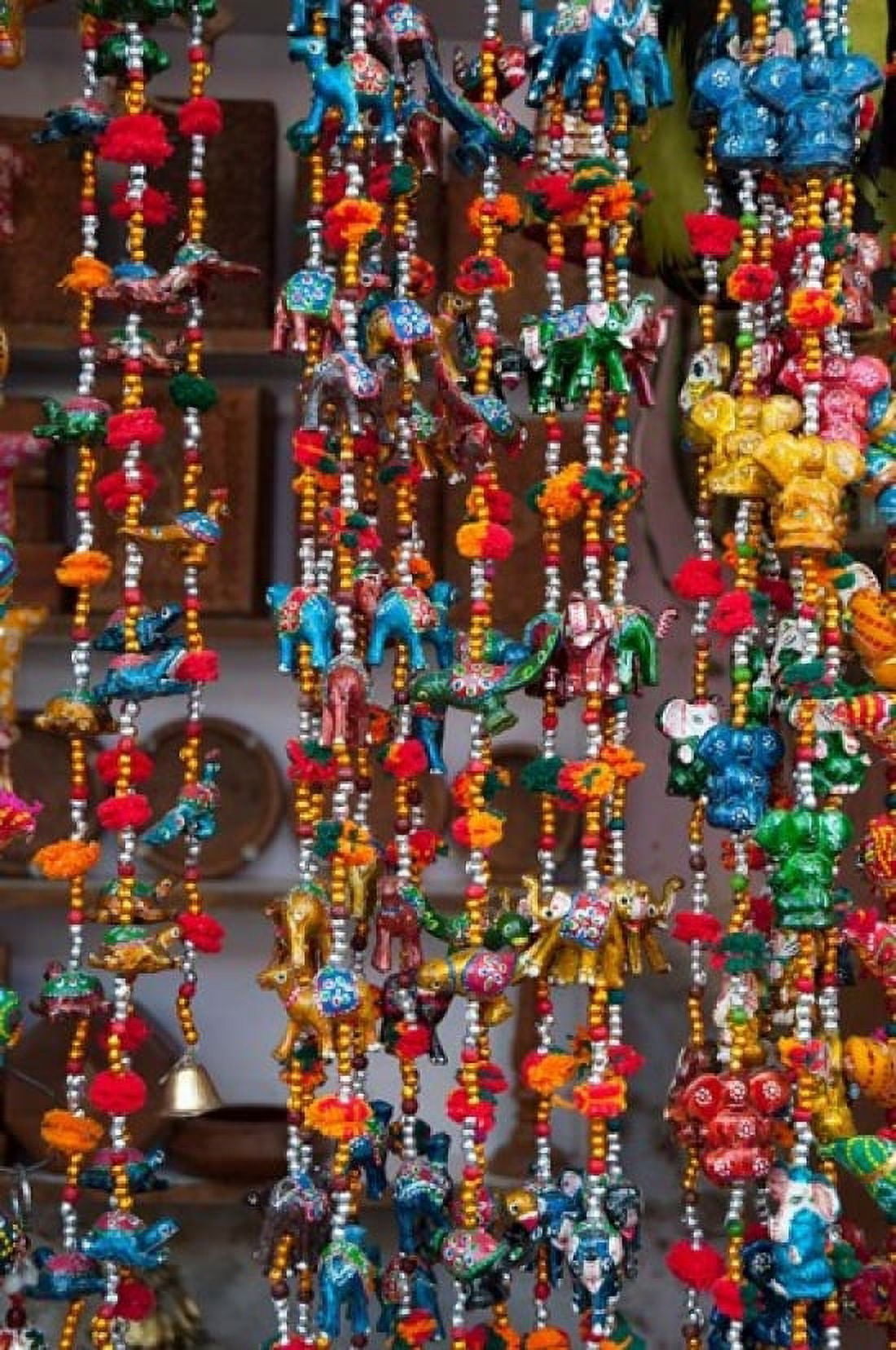 Colorful souvenirs Pushkar Rajasthan India Canvas Art - Inger Hogstrom DanitaDelimont (24 x 36)