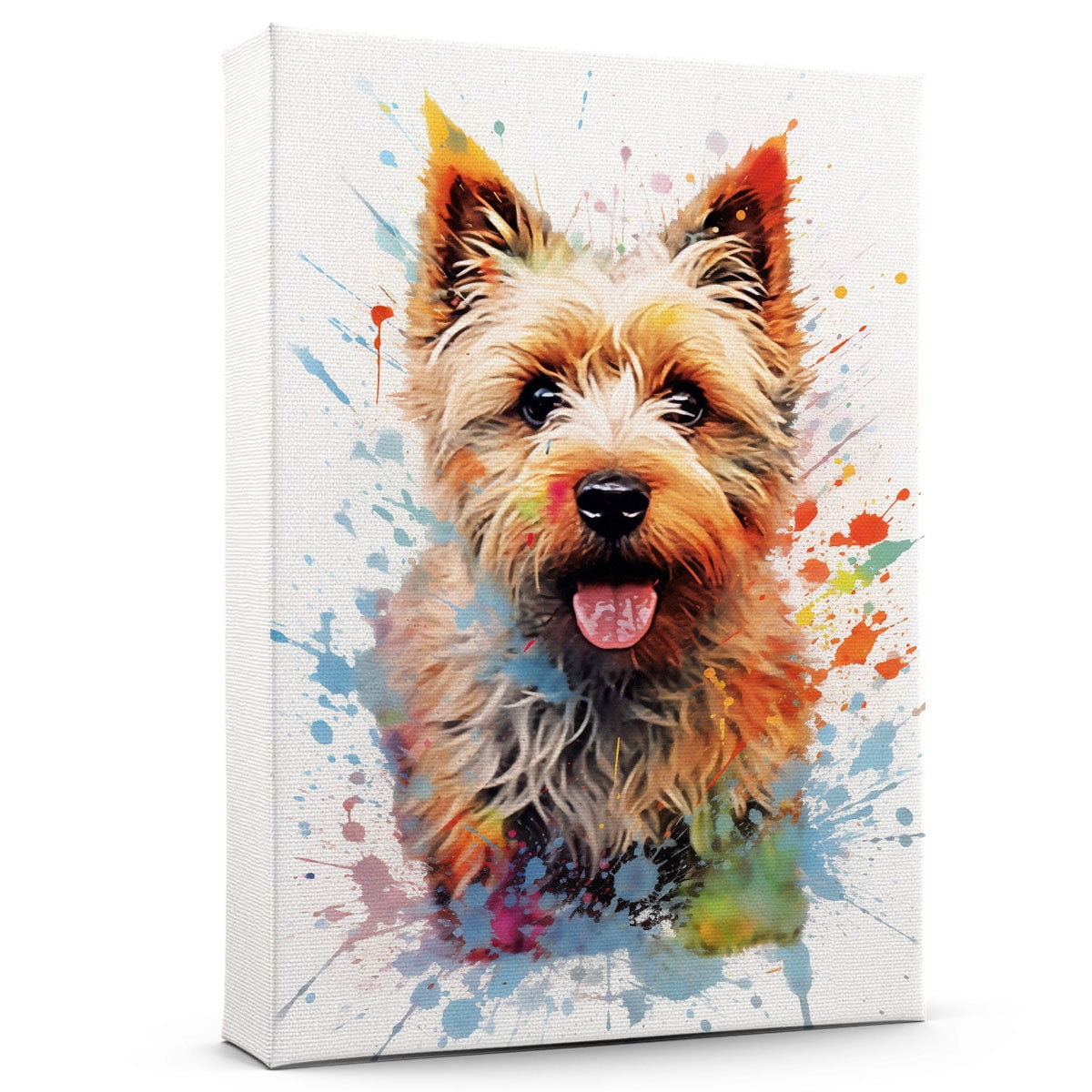 colorfull-norwich-terrier-wall-art-abstract-dog-canvas-animal-canvas