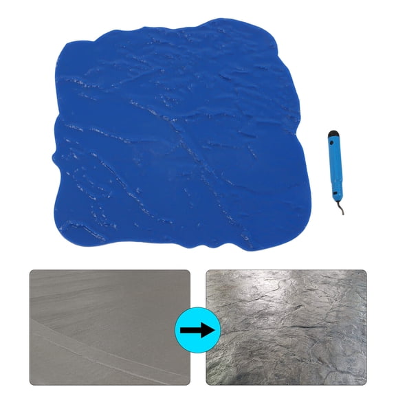 Colorfullrain 18" X 18" Blue Slate Seamless Concrete Cement Texture Imprint Stamp Skin Mat New