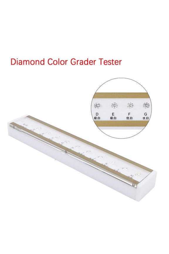 GIA Master Set 10CT Diamond Color Grader Tester D-M Color 10Stone Reference Tool