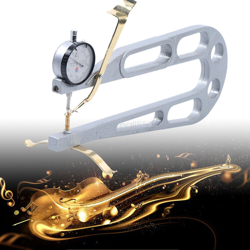 Colorfullrain Violin Making Luthier Tool Shockproof Dial Indicator Gauge Thickness Measure 12"