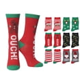thumbnail image 1 of Colorfut Women's 12 Pairs Colorful Patterned Crew Socks P102-12, 1 of 5
