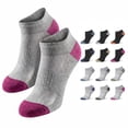 thumbnail image 1 of Colorfut Women's 12-Pairs Low Cut Athletic Sport Peformance Socks, 1 of 5