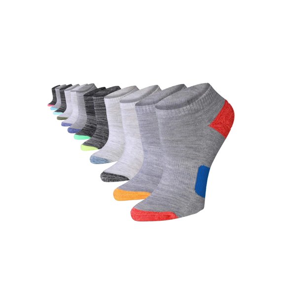 Colorfut Women's 12-Pairs Low Cut Athletic Sport Peformance Socks