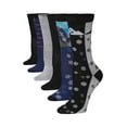 thumbnail image 1 of Colorfut Women's 6-Pairs Colorful Funky Patterned Crew Dress Socks WC102-A, 1 of 5