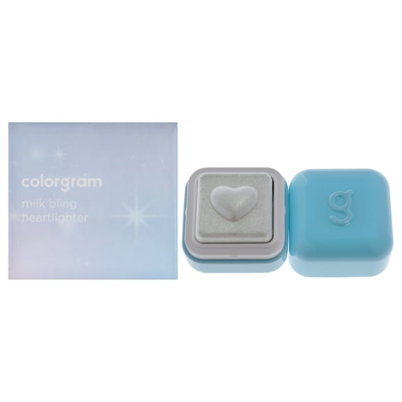 Colorgram Milk Bling Heartlighter - 06 Bubbles Blue , 0.06 oz Highlighter