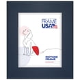 thumbnail image 1 of 22x34 Picture Frame, Blue Colori Wide Style 74025, 2 Inch MDF with Plexiglass, Wall Display, 1 of 4