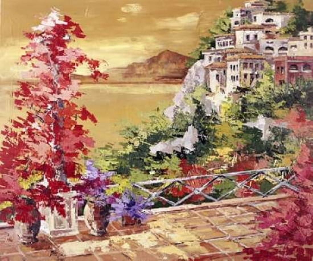 Colori caldi sul golfo Canvas Art - Roberto di Viccaro (20 x 24)
