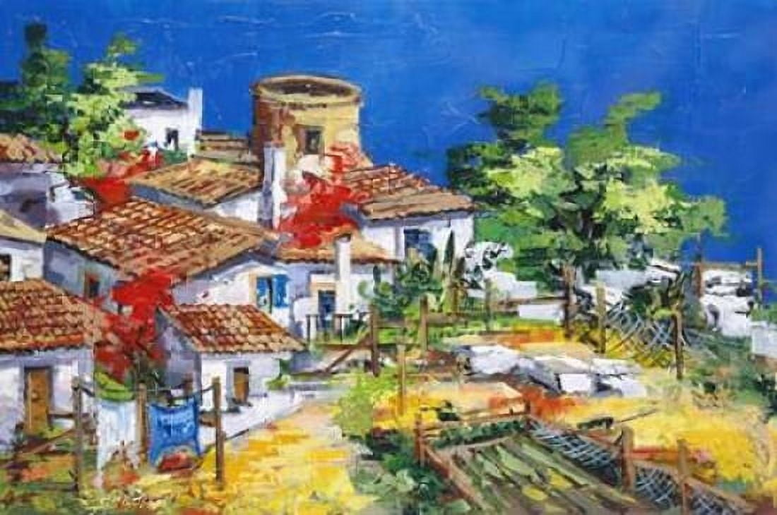 Colori dell isola Canvas Art - Roberto di Viccaro (12 x 18)