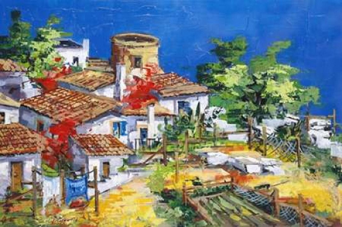 Colori dell isola Canvas Art - Roberto di Viccaro (24 x 36)