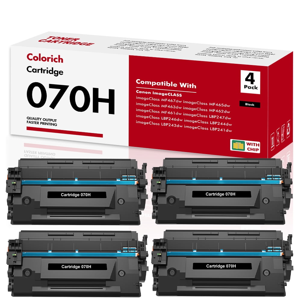 Colorich 070H 070 high Yield Black Toner Cartridge Compatible ...