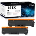 thumbnail image 1 of Colorich Compatible with HP 141A W1410A 141X 141A Toner Cartridge (With Chip) for Laserjet M110w MFP M139w M140w Printer Ink (Black,2-Pack), 1 of 8
