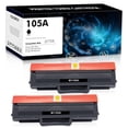 thumbnail image 1 of Colorich 105A Toner Cartridge Replacement Compatible for 105A W1105A Laser MFP 107a 107w, l35a l35w, 137fnw Printer Ink (Black,2-Pack), 1 of 7