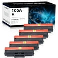 thumbnail image 1 of Colorich Compatible Toner Cartridge Replacement for HP W1105A for Use with Laser MFP 107a 107w, l35a l35w, 137fnw Printer Ink (Black,5-Pack), 1 of 7