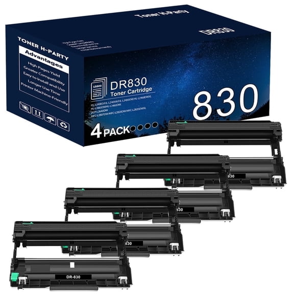 Colorich DR830 Drum Unit Compatible Replacement for Brother DR-830 DR 830 to Use with HL-L2480DW DCP-L2640DW HL-L2405W HL-L2460DW HL-L2460DWL HL-L2480DW Printer (4 Pack, NOT Toner)