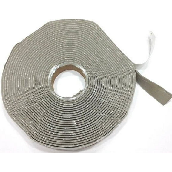 Colorimetrics Gray Putty Tape/Butyl Tape 1/8" x 3/4" x 30' (5-Pack)