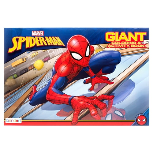 CONCORD IMPORT Coloring Activity Book Giant 11 X 16 Spiderman Wh
