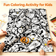 thumbnail image 1 of Coloring Blanket,Cozy Blanket,Color Blanket with Markers,Machine Washable, Cozy Velvet, Printed Patterns, ideal for daily use, home decor and kids spaces, Gift Wrapped, 1 of 7