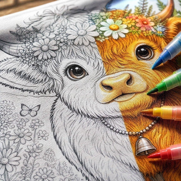 Coloring Blanket with 24 Color Markers, 39x28in Soft Velvet Throw Blanket for Kids & Adults, Home Decor & Birthday Craft Gift