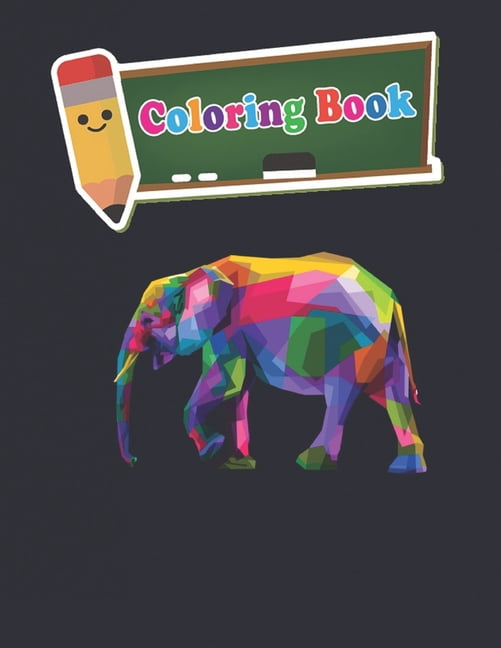Coloring Book: 100 Animals for Stress Relieving Designs Animals, Flowers, Patterns And So Much More For Adults and kids - 8 x10 inches (Paperback)
