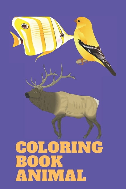 Coloring Book Animal: 6x9 page 80 Coloring Books Animal (Paperback)