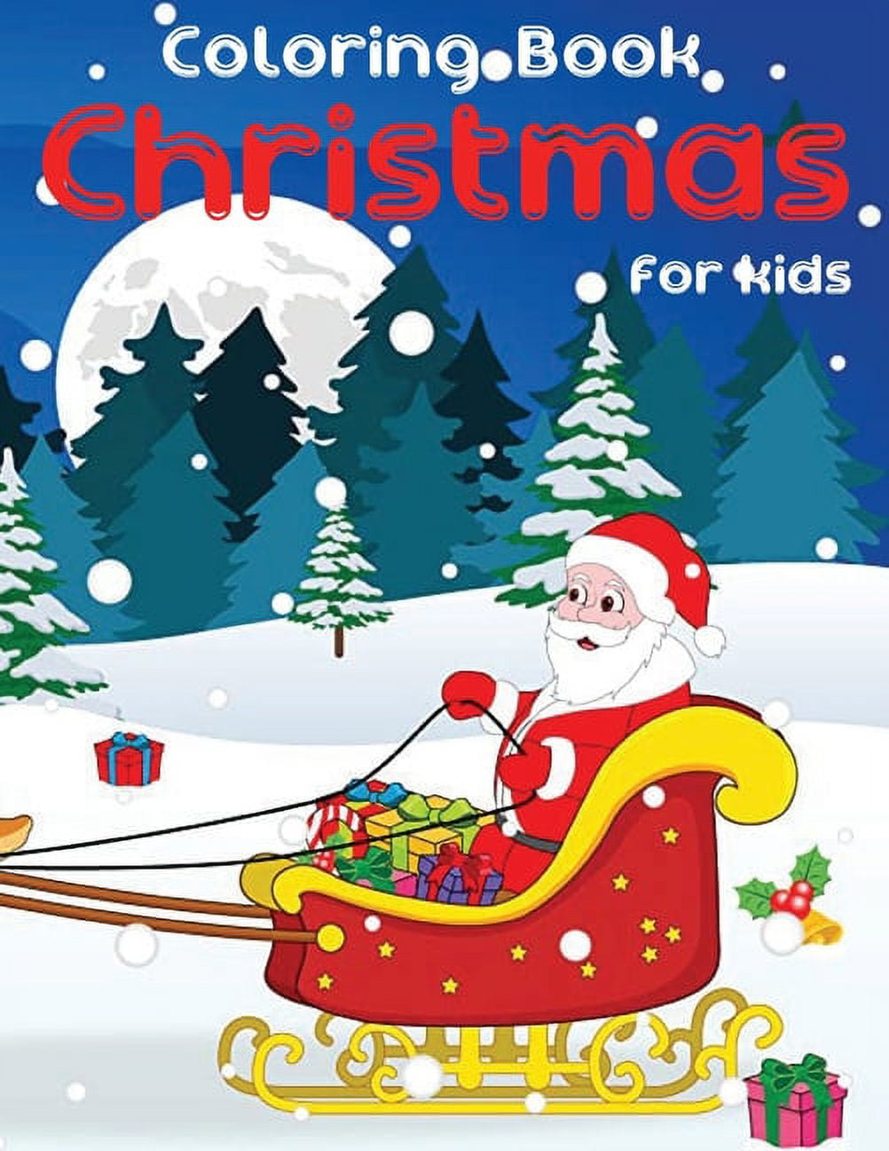 Coloring Book Christmas for Kids : Merry Christmas with Christmas ...
