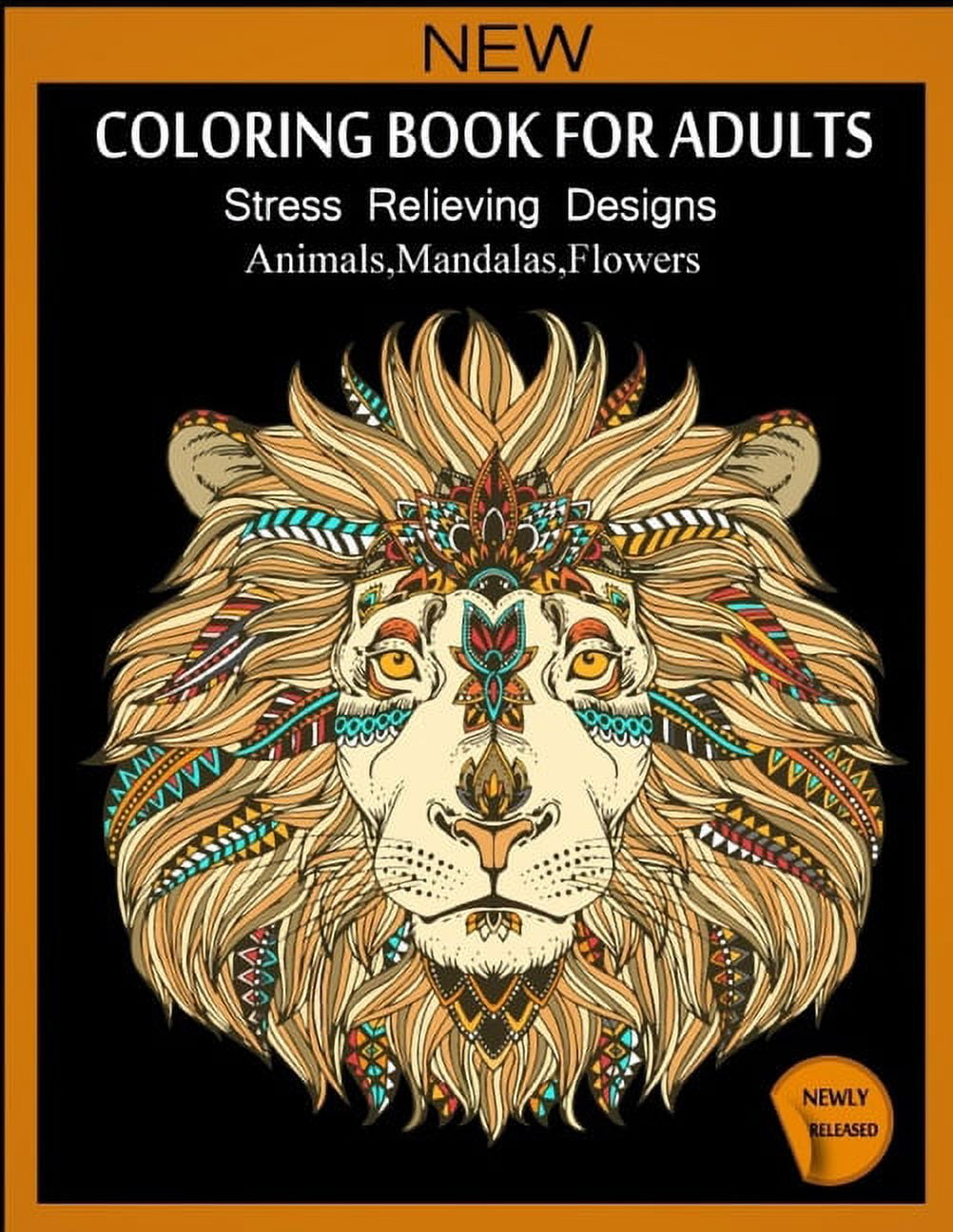 Adult Coloring Books Set - 3 for Grownups 120 Unique Animals, Scenery &  Mandalas Designs. Adults Relaxation.