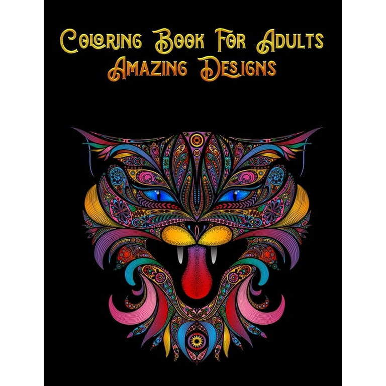 100 Amazing Relaxing Patterns Adult Colouring Book: An Large Print