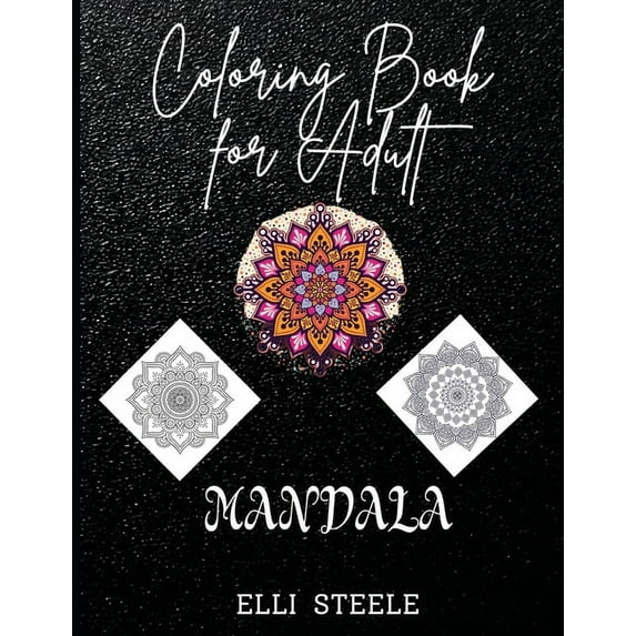 Coloring Book For Adults Mandala