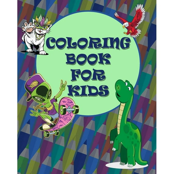 Coloring Book For Kids : Perfect Gift For Boys and Girls, Ages 4-9 - 50 Unique Pages (Paperback)
