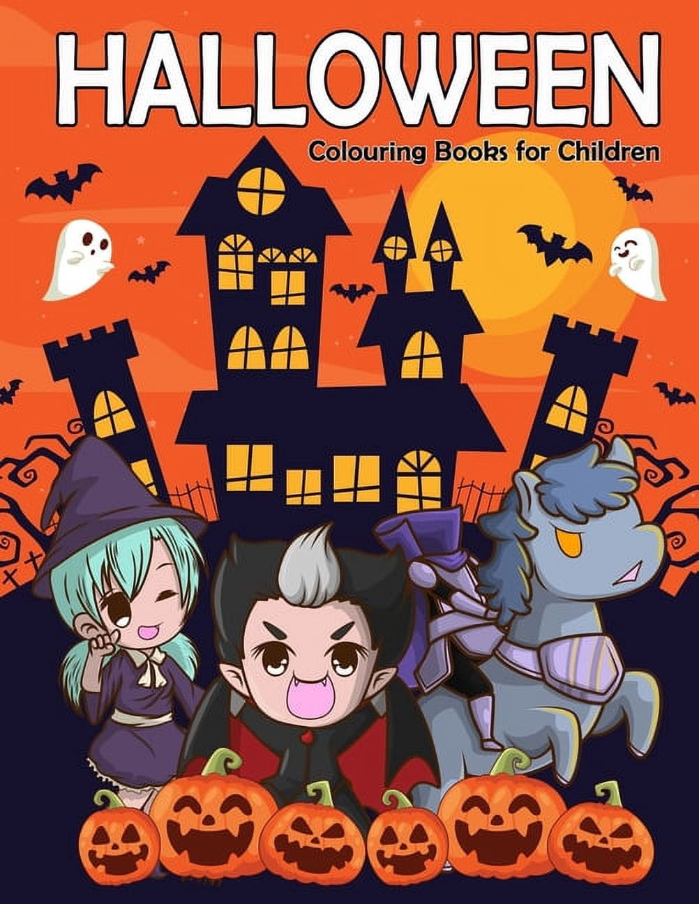 Coloring Book for Kids Halloween Colouring Books for Children A Fun