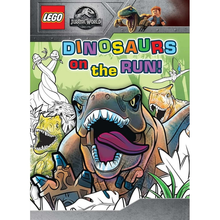 LEGO® Jurassic World: Dinossauros à Solta: Livro de Colorir
