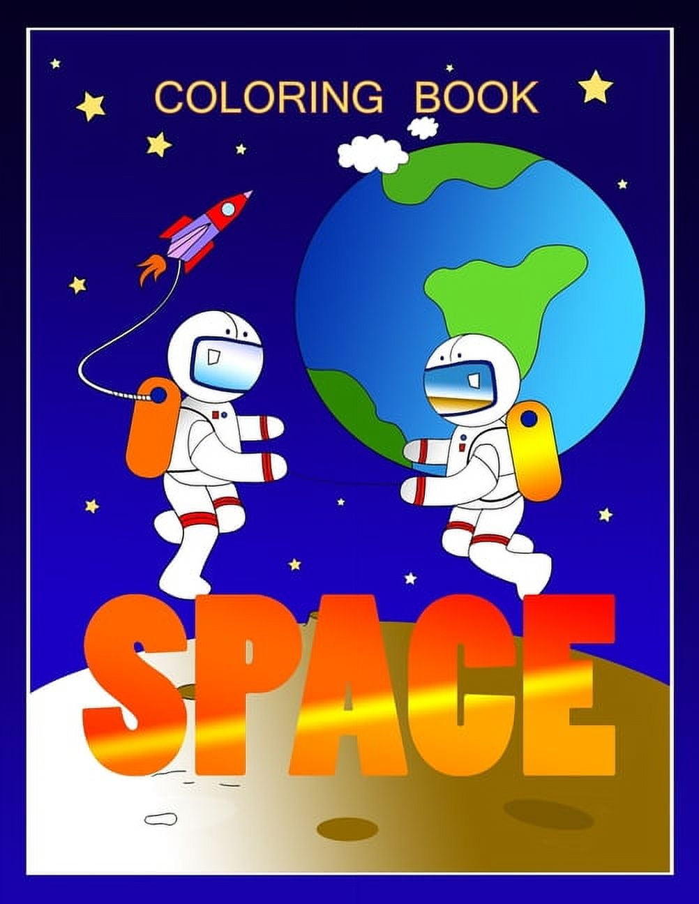 Coloring Book: Space Coloring Book for Kids (Paperback)