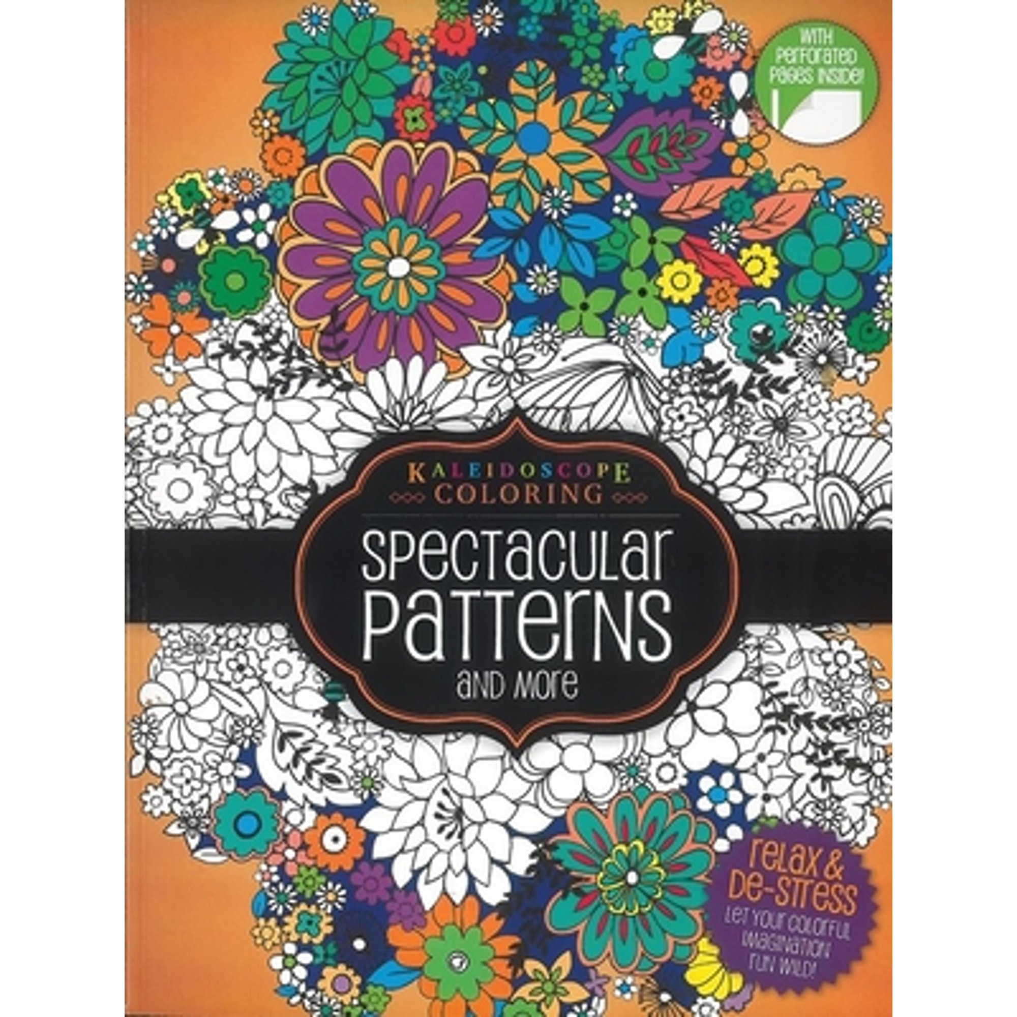 Pre-Owned Coloring Book-Spectacular Patterns and More: Kaleidoscope ...