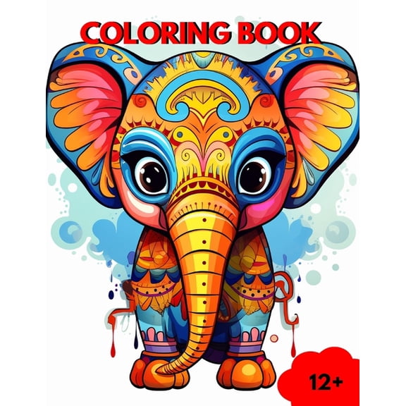 Coloring Book: This coloring book offers a therapeutic and relaxing experience for older kids over 12 + and even adults. (Paperback)