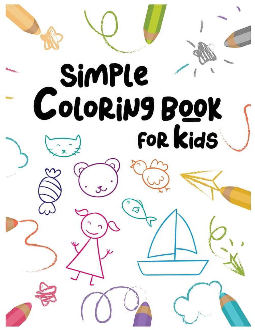 Coloring Books For Kids Ages 4-8: Children Coloring and Activity Books for  Kids Ages 3-5, 6-8, Boys, Girls, Early Learning (Paperback)