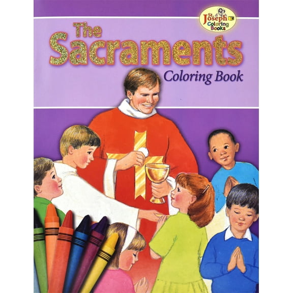 Coloring Book about the Sacraments, (Paperback)