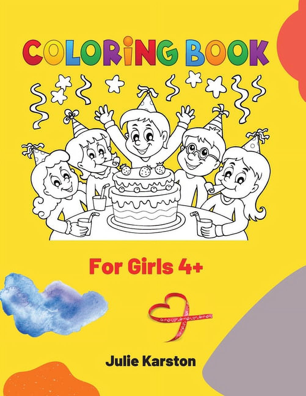 Coloring Book for Girls Ages 4-8: Color and activity book Coloring Book ...