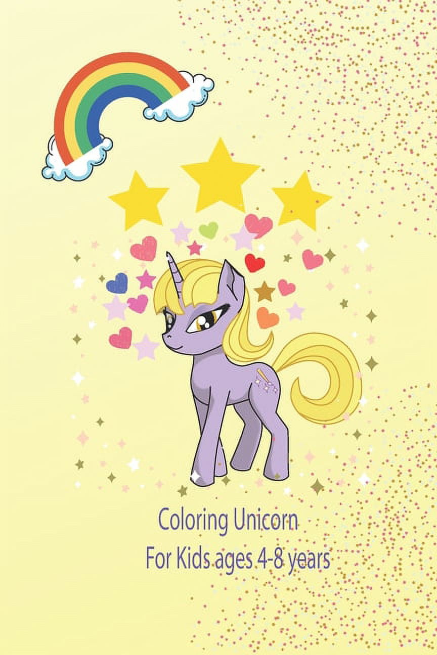 Coloring Book for kids 48 years Unicorn coloring book for kids with 6