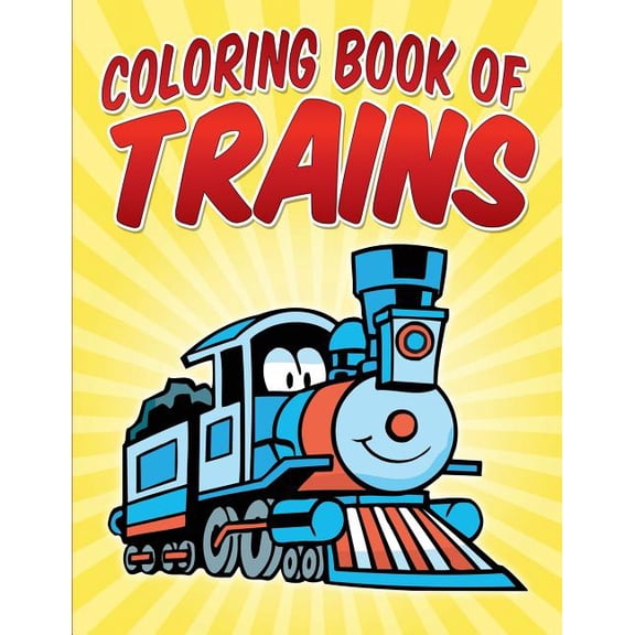 Coloring Book of Trains