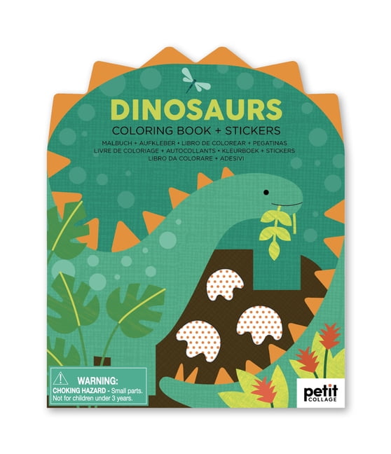 Coloring Book with Stickers Dinosaurs (Other)