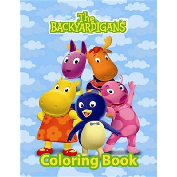 Pre-Owned Coloring Books for Adults and Kids 2-4 4-8 8-12+: Backyardigans Coloring Book: Coloring Book for Kids and Adults with Fun, Easy, and Relaxing Coloring Pages (Paperback)
