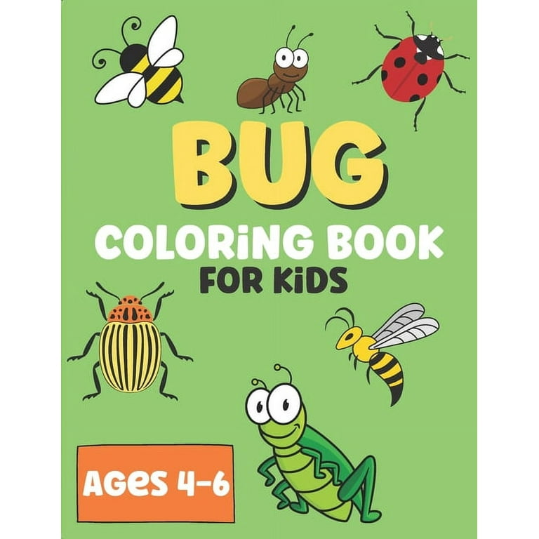 Ladybug Coloring Book For Kids: Ages 4-8 Bug Insect Preschool Children Kids  Toddler Girl Boy Learning Activity (Paperback)