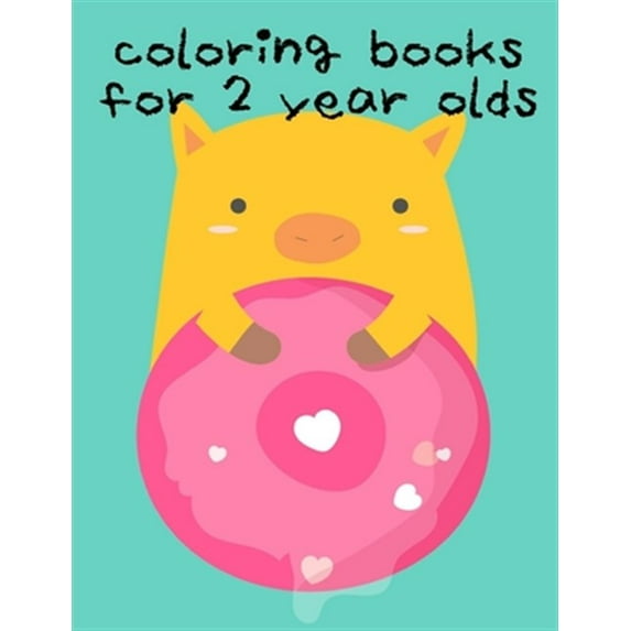 Coloring Books For 2 Year Olds: Christmas coloring Pages for Children ages 2-5 from funny image.